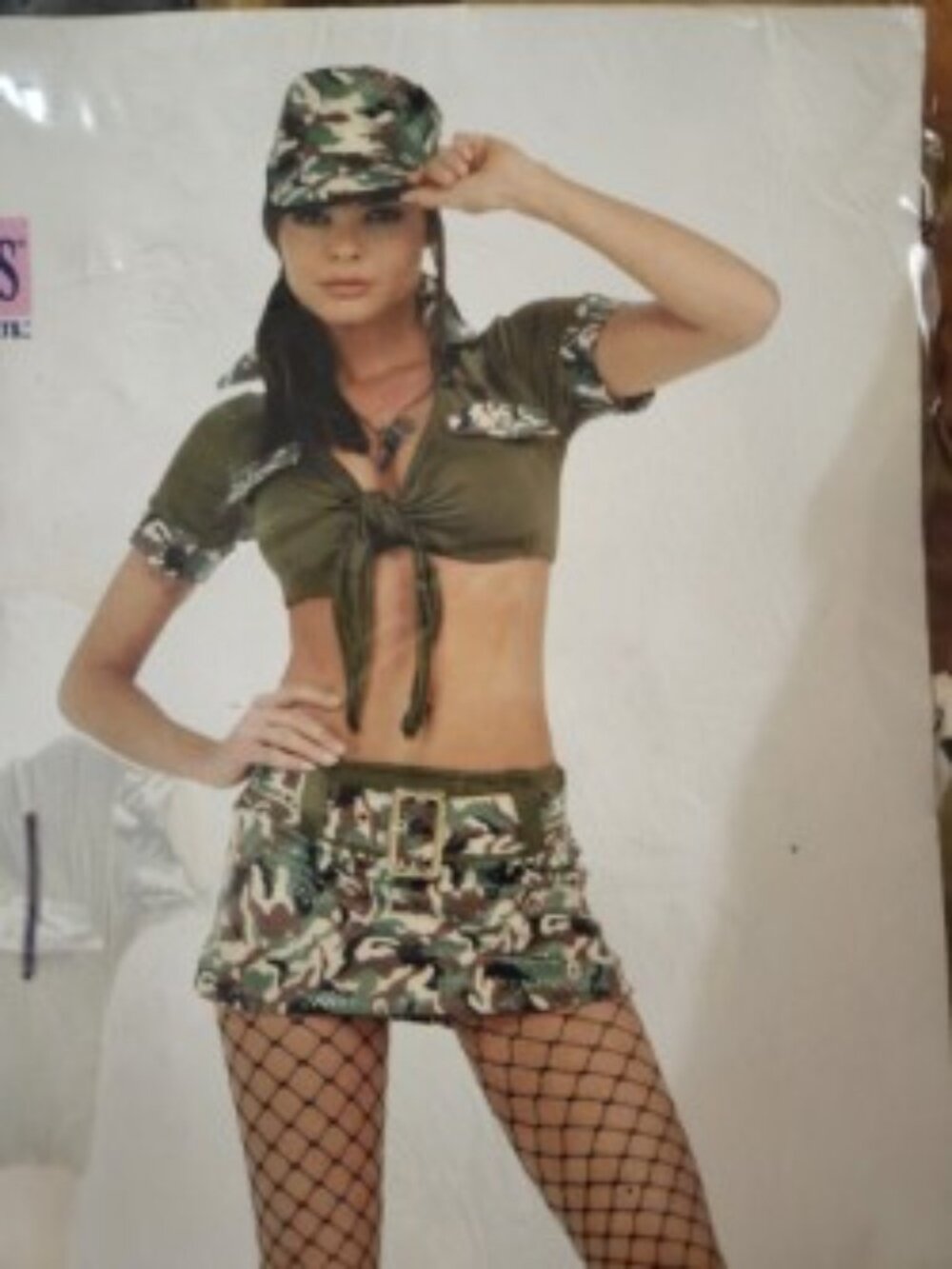 NWT Medium Booty Camp Military Army Uniform Costume. Women's edc Halloween rave